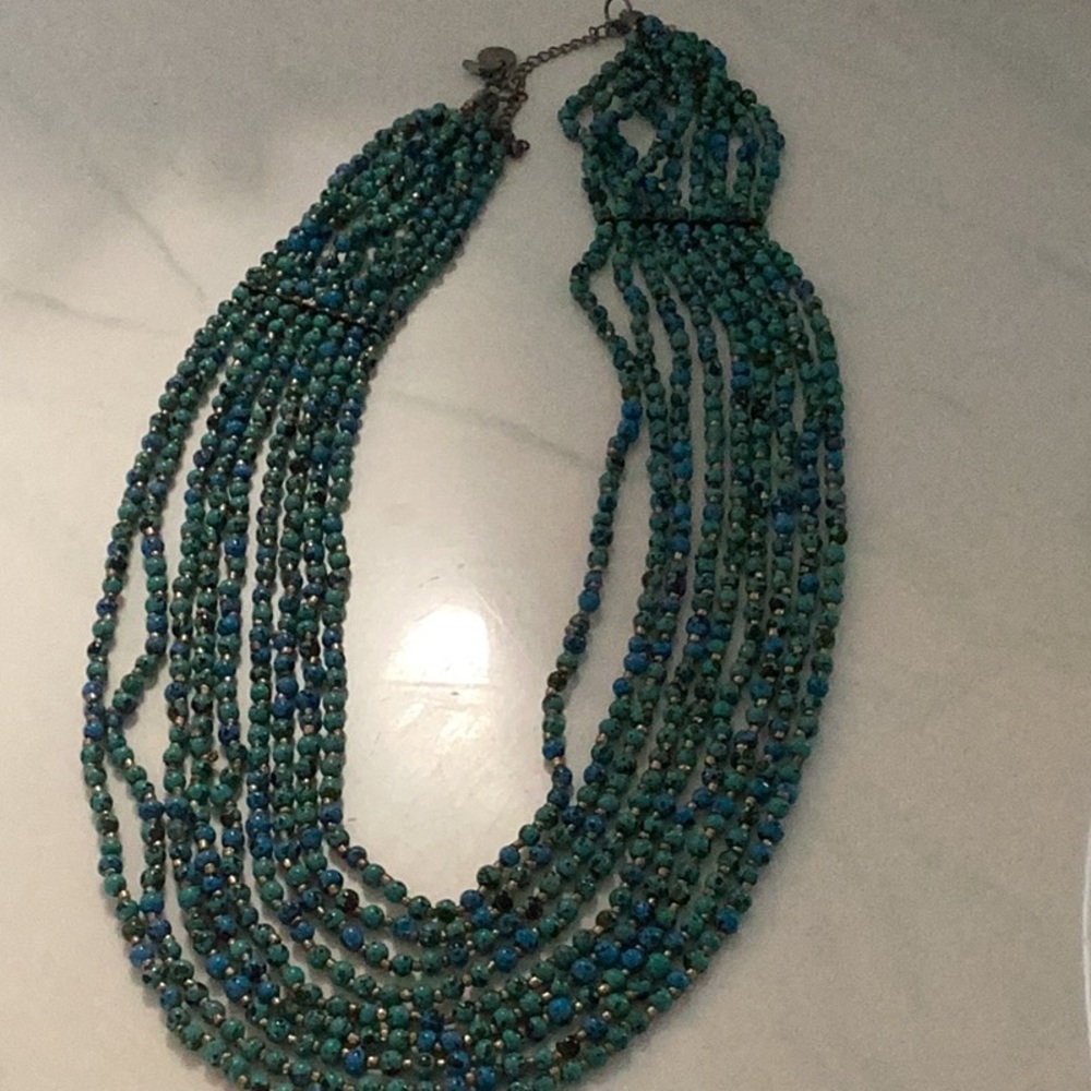 Elegant Multi-Strand Beaded Necklace - Picture 6 of 6